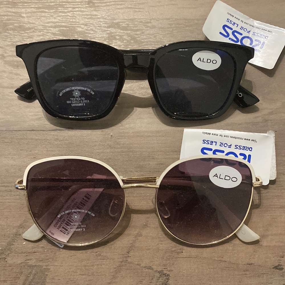 Two Pairs of Aldo Sunglasses NWT